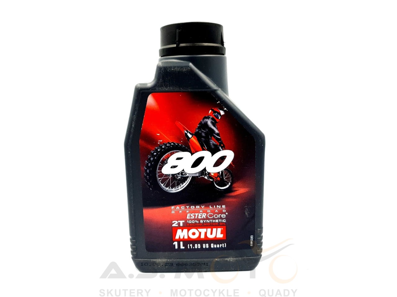 Motul 800 Factory Line 2-Takt Motoröl – 1 Liter, Für Off-Road-Motorräder, Esterbasiert