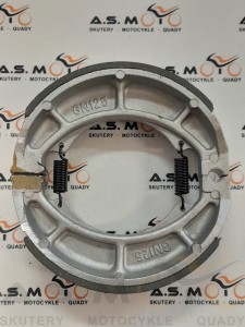 Szczęki okładziny hamulca bębnowego tylnego chiński motorower 50 Zipp Neken Benzer Shaft GB Street 