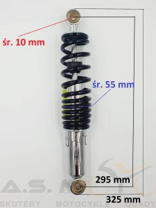 Amortyzator Przedni Quad ATV 110 125 PRZÓD DO QUADA DŁ.CAŁ 325mm
