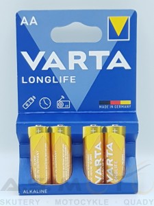 Komplet baterii Varta Longlife AA 4 sztuki