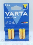 Komplet baterii Varta Longlife AAA 4 sztuki