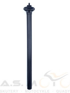 Sztyca siedzenia z jarzmem czarna aluminiowa 400mm, 25,4mm