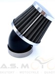 Filtr stożkowy 42mm 45 stopni skuter, cross, motocykl, motorower, quad ATV UTV