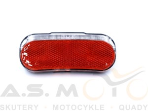 Lampa rowerowa tylna na bagażnik led z podłączeniem do dynamo