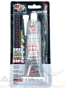 Silikon wysokotemperaturowy 399 stopni szary 85g