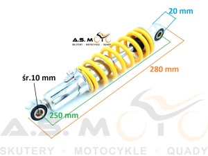 Amortyzator tył mini quad ATV 110 125