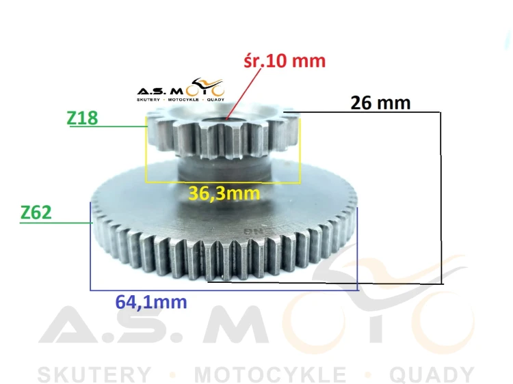 Koło-tryb-pośredni-rozrusznika-motocykl-125-4T-Benyco-BR125-pionowy-silnik-WYMIARY.jpg