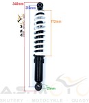 Amortyzator przedni Quad ATV 110, 125 z regulacją 340mm Hercules Fourcraft