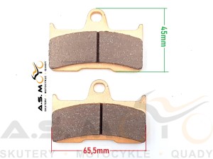 Klocki hamulcowe tylne Yamaha Grizzly 660 Quadzilla 500 CF Moto 450 500 520 550 625 800