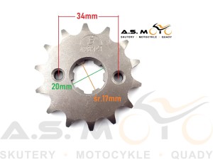 Zębatka zdawcza 428 14 zębów Honda CBF 150