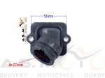 Króciec ssący gaźnika 2T AC/LC Piaggio Gilera 125 150 180