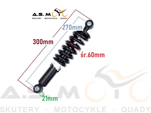 Amortyzator-tył-cross-110-125-4T-czarny-rozstaw-270mm-wymiary.jpg