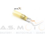 Złacze konektor widełkowy 4mm z termokurczem