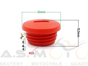 Korek pokrywy lewej mały kontroli oleju Simson