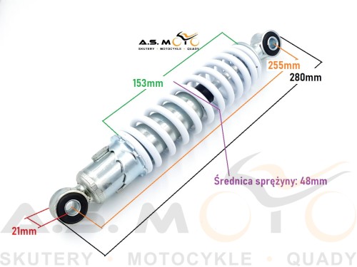 Amortyzator-przedn- przód-Quad-ATV-110-12-biały-255mm-wymiary.jpg