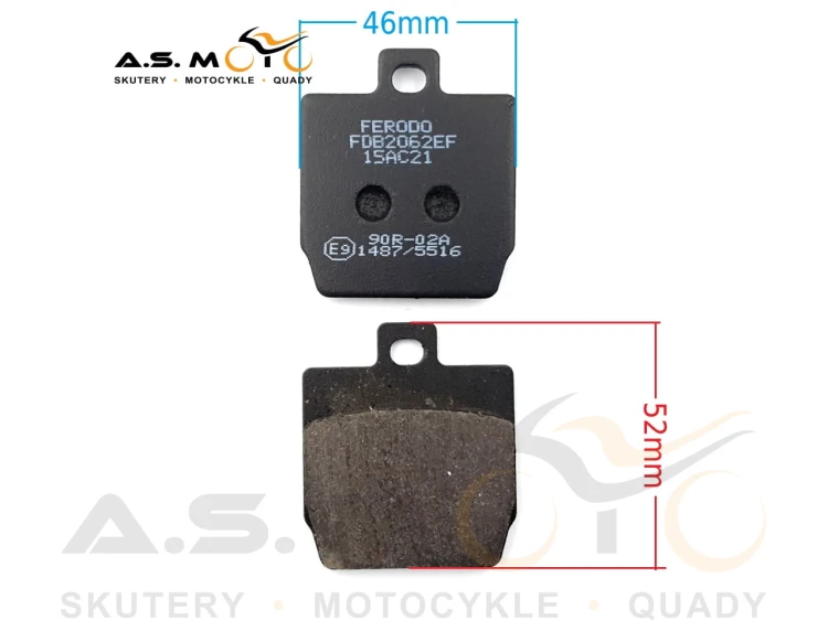 Klocki hamulcowe Yamaha Aerox , MBK Nitro, CPI Oliver-wymiary.jpg