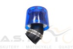 Filtr stożkowy 35mm Tuning skuter Cross 125 150 200 250 kryty NIEBIESKI