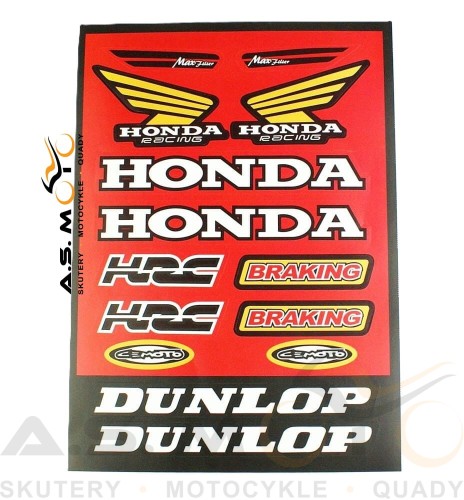 Naklejki TUNING 33x23CM HONDA Skuter Motocykl Quad ATV-sklepasmoto.jpg