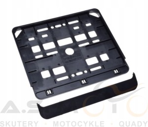 Ramka pod tablicę rejestracyjną MOTOCYKL, QUAD czarna