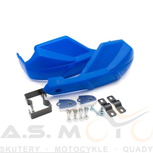 Osłony dłoni quad, ATV, enduro HANDBARY DUŻE  niebieskie