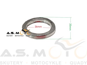 Uszczelka wydechu Minarelli Yamaha Aprilia skuter chiński 2T 