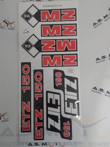 Naklejka MZ ETZ 150 .Naklejki różne warianty 