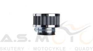 Filtr powietrza stożkowy walcowy 38mm chrom tuning