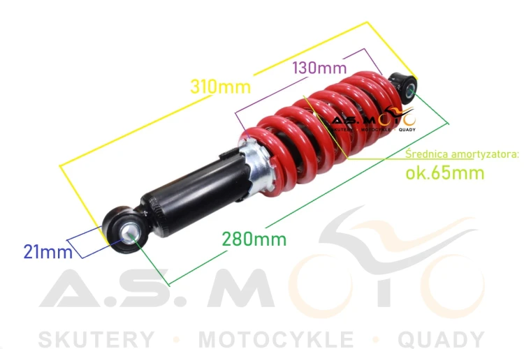Amortyzator-tył-CROSS-czerwony-110-125-tylny-do-crossa-280mm (2).jpg
