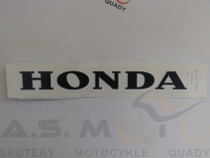 Naklejka HONDA czarna