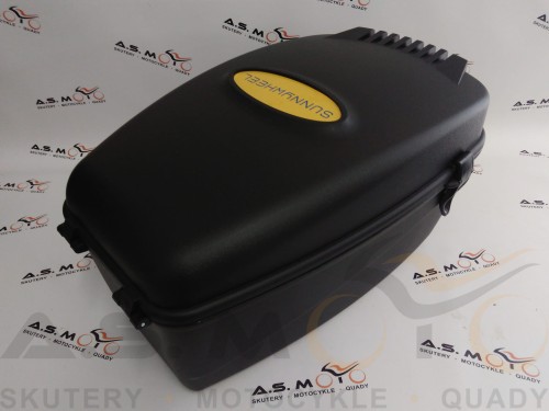 kufer rowerowy sunnywheel 13,5 l na bagażnik tylny do roweru
