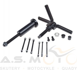 Zestaw narzędzi do montażu i demontażu wału korbowego karterów ściągacz