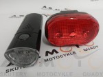Lampki światło oświetlenie rowerowe kpl. przód i tył LED