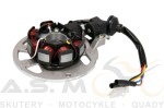 Prądnica,  skuter 2T 2 suw 7 CEWEK 5 kabli Yamaha Jog Cpi Keeway uzwojenie, stojan, iskrownik, stator