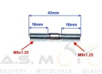 Szpilki wydechu 8mm motocykl cross ATV 150 200 250