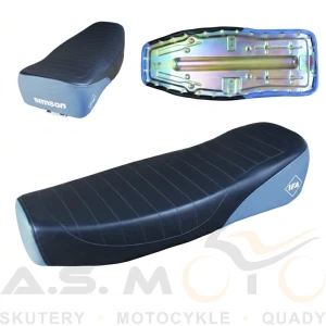 SIEDZENIE SIMSON S51 PIKOWANE CZARNO-NIEBIESKIE IFA SIEDZENIE DO SIMSONA 