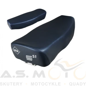 SIEDZENIE SIMSON S51 CZARNE IFA DO SIMSONA CZARNE GŁADKIE 