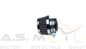 FILTR POWIETRZA 28 mm STOŻKOWY MAŁY NISKI CHROM 