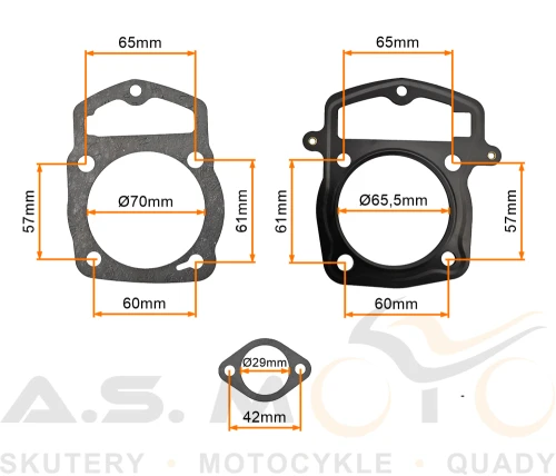 USZCZELKA CYLINDRA GŁOWICY I NAPINACZA CROSS 250 CB250 65,5mm (2).png