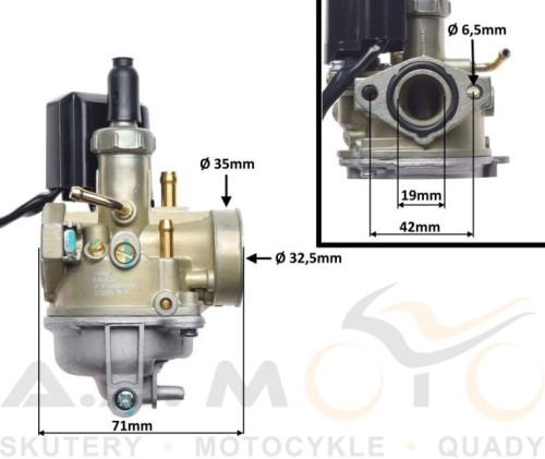GAŹNIK SKUTER DO HONDA DIO BALI X8R PRZEPUSTNICA 15MM (5).jpg