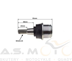 SWORZEŃ WAHACZA PRZEDNIEGO GÓRNEGO DO QJMOTOR SFA 1000 SFA600 2024-2025