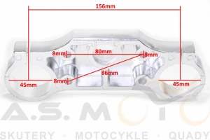 PÓŁKA PRZEDNIEGO ZAWIESZENIA do CROSSA 125 GÓRNA KIEROWNICY NOWY TYP CROSS HB 