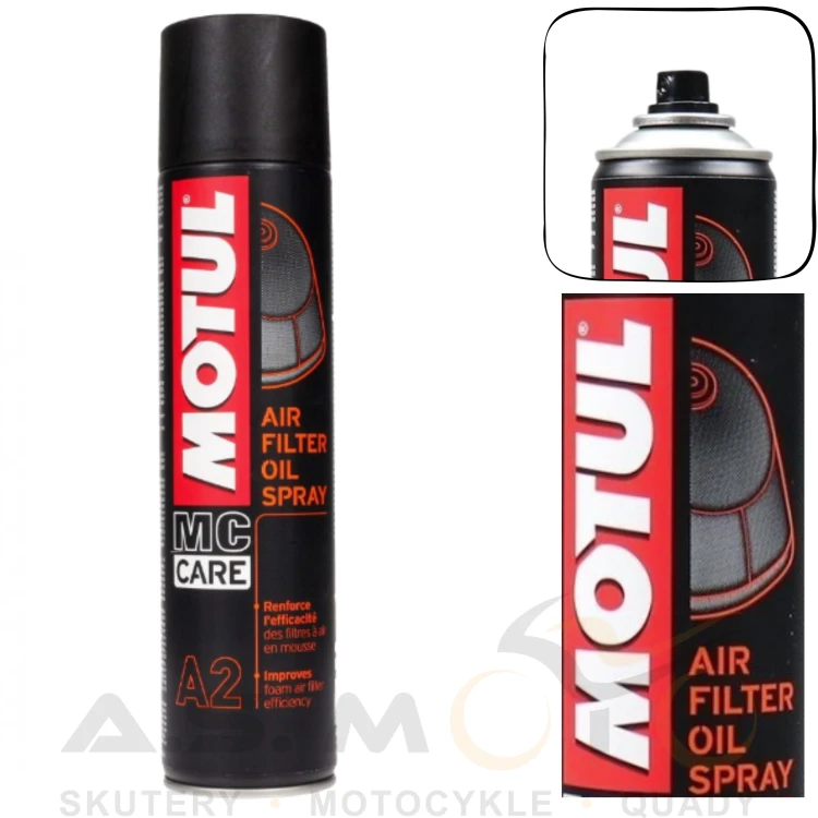 Spray Motul do konserwacji filtrów powietrza do motocykli, quadów OFF ROAD.png