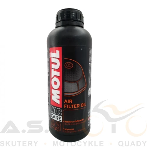 Olej do nasączania filtrów powietrza MOTUL A3 AIR FILTER OIL 1L.png