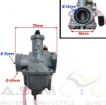 GAŹNIK CROSS PITBIKE YX 125 140 150 PZ26 zamiennik do MRF RMT KAYO YAMAHA (1).jpg
