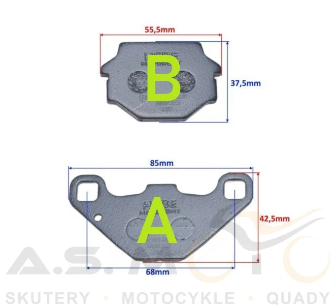 Klocki hamulcowe QUAD ATV 250 do MOTOCYKLI Suzuki Kawasaki Aprilia KTM TGB.jpeg