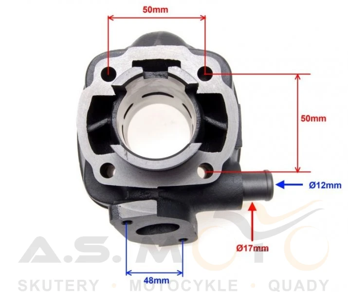 Cylinder 50 Aprilia SR50 Yamaha Aerox JOG 50 Malaguti F12 F15 Minarelli LC  (3).jpg