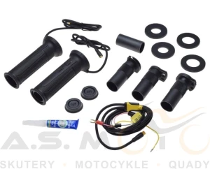 MANETKI PODGRZEWANE do MOTOCYKLI SKUTERÓW SMNU KPL - 3 STOPNIE REGULACJI