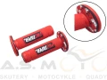 MANETKI KIEROWNICY CL-007 GUMOWE CZERWONE GRIPY CROSS-sklepasmoto-pl.jpg