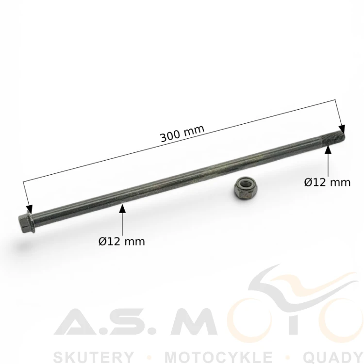 OŚ WAHACZA TYŁ DO RAMY QUAD ATV FOURCRAFT 250 RANGER 200 BENYCO THOR 200 NITRO RUGBY 200 (1).jpg