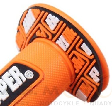 MANETKI KIEROWNICY CL-009 GUMOWE POMARAŃCZOWE GRIPY CROSS KTM ASIX (1).jpg